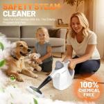 Handheld Pressurized Steam Cleaner with 11 Accessories