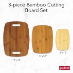 GoodCook Eco-Friendly Bamboo Cutting Board Set