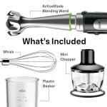 Braun MultiQuick 7 Immersion Blender with Food Processor