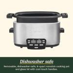 Cuisinart 3-in-1 6-Quart Multi-Cooker, Silver