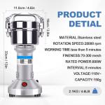 Greatrue High-Speed Electric Grain and Spice Grinder