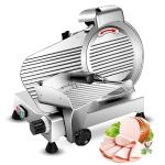 Zomagas 10-Inch Commercial Meat Slicer with Steel Blade