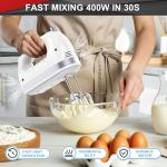 Lord Eagle 400W Electric Hand Mixer with Accessories
