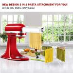 ANTREE KitchenAid Pasta Maker with Rollers and Cutters
