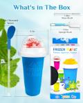 Bollove Portable Slushy Maker Cup with Straw