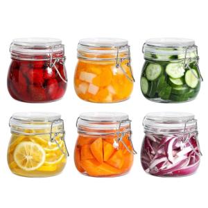 ComSaf 6-Piece Airtight Glass Canister Set