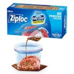 Ziploc Gallon Freezer Bags, 80 Count, Easy Fill