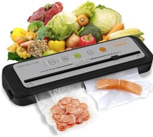 MEGAWISE Vacuum Sealer Machine with Bags & Cutter