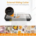 MEGAWISE Vacuum Sealer Machine with Bags & Cutter