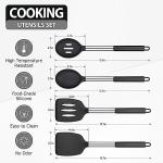 4-Piece Silicone and Stainless Steel Cooking Utensils Set