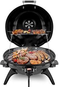 Techwood 15-Serving Electric BBQ Grill for Outdoors