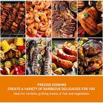 Techwood 15-Serving Electric BBQ Grill for Outdoors