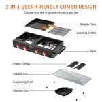 Royal Gourmet 4-Burner Tailgater Grill and Griddle