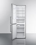 Summit 24" Bottom Freezer Refrigerator with LED Lighting