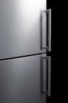 Summit 24" Bottom Freezer Refrigerator with LED Lighting