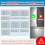 Samsung Refrigerator Door Shelf Replacement with Magnets