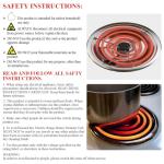 S-Union Electric Range Burner Elements 4 Pack