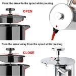 Secura 17oz Stainless Steel French Press Coffee Maker