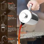 Secura 17oz Stainless Steel French Press Coffee Maker