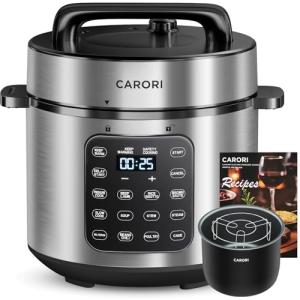 CARORI 9-in-1 Electric Pressure Cooker, 6 Qt