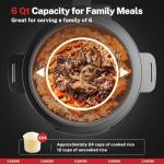 CARORI 9-in-1 Electric Pressure Cooker, 6 Qt