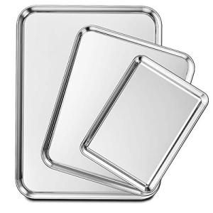 Wildone Stainless Steel Baking Sheet Set of 3