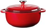 Lodge 4.5 Quart Enamel Cast Iron Dutch Oven
