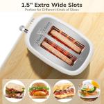 Keenstone Retro 2-Slice Stainless Steel Toaster