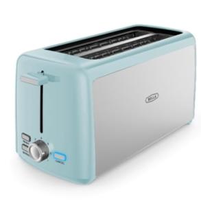 BELLA 4-Slice Long Slot Toaster with Auto Shut Off