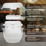 Yomate Greek Yogurt Maker with Strainer and Lid