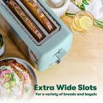 BELLA 4-Slice Long Slot Toaster with Auto Shut Off