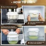 Yomate Greek Yogurt Maker with Strainer and Lid