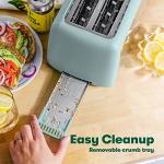 BELLA 4-Slice Long Slot Toaster with Auto Shut Off