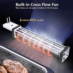 CUSIMAX Electric Smokeless Indoor BBQ Grill