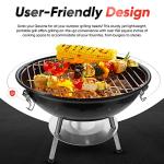 Gas One 14-Inch Portable Charcoal Grill for Camping