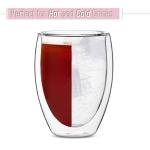 Double Wall Stemless Wine Glasses - Set of 4