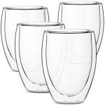 Double Wall Stemless Wine Glasses - Set of 4