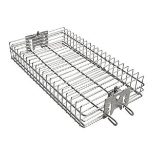 Stainless Steel BBQ Rotisserie Grill Basket
