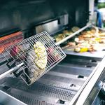 Stainless Steel BBQ Rotisserie Grill Basket