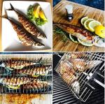 Stainless Steel BBQ Rotisserie Grill Basket