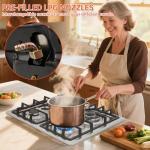 22" Built-in Gas Cooktop with 4 Burners