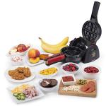 Presto Stuffed Waffle Maker - Belgian, Large, Black