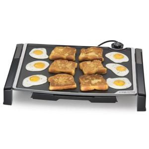 Presto XL Tilt-N-Fold Electric Griddle, Black