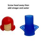 Angry Mama Microwave Cleaner with Steam and Vinegar