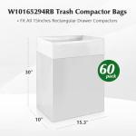60 Count Leak-Proof Trash Compactor Bags