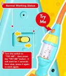 Kids Toy Vacuum Cleaner Set with Lights and Sounds