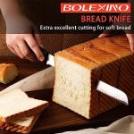 10-Inch Serrated Bread Knife with Protective Sheath