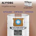 5 Pack ALYYDBG Vacuum Collection Bags for Shop Vacs