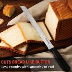 10-Inch Serrated Bread Knife with Protective Sheath