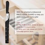 10-Inch Serrated Bread Knife with Protective Sheath